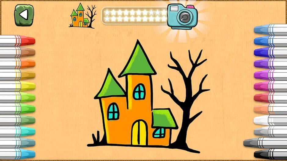 Crayon Halloween screenshot