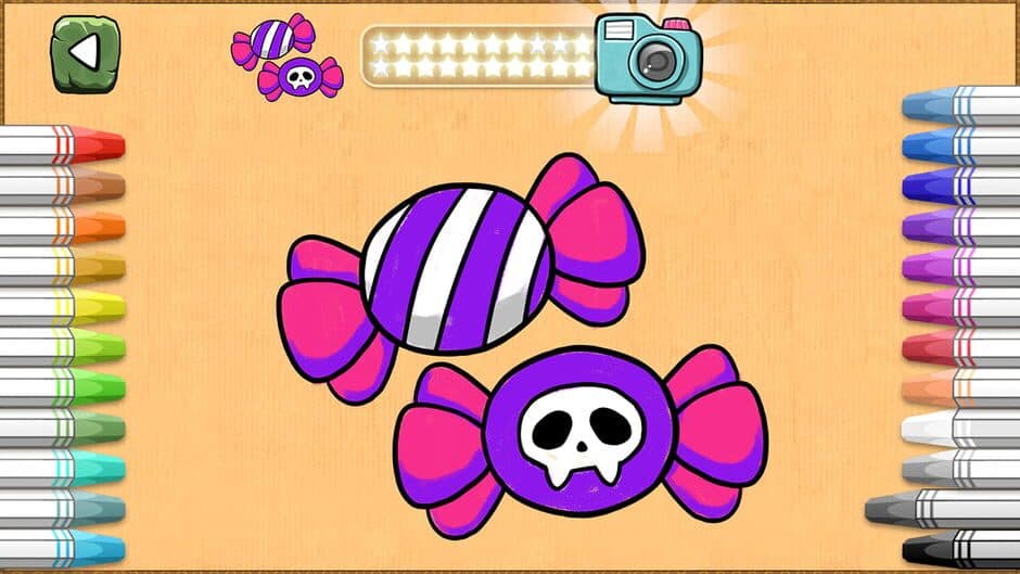 Crayon Halloween screenshot