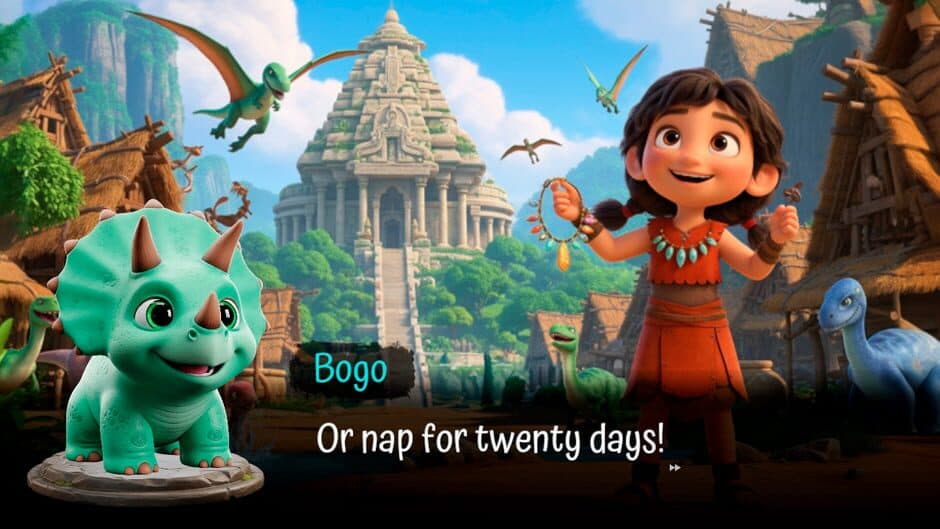 Jurassic Island: The Legend of Makumaku screenshot