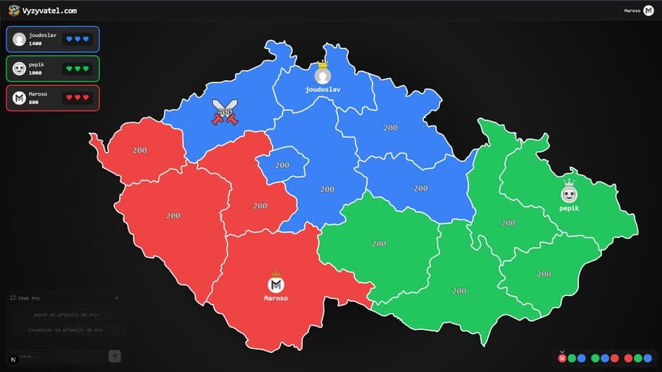 Vyzyvatel screenshot