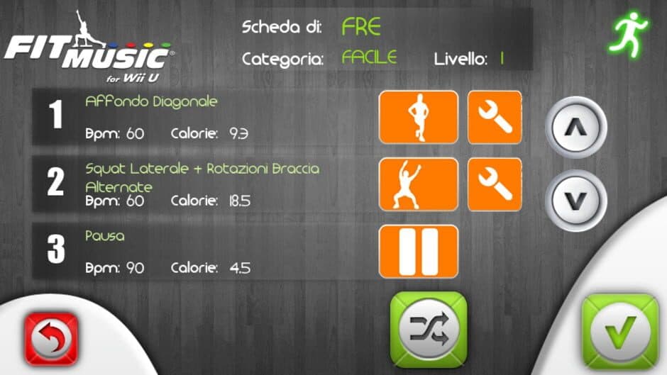 Fit Music for Wii U screenshot