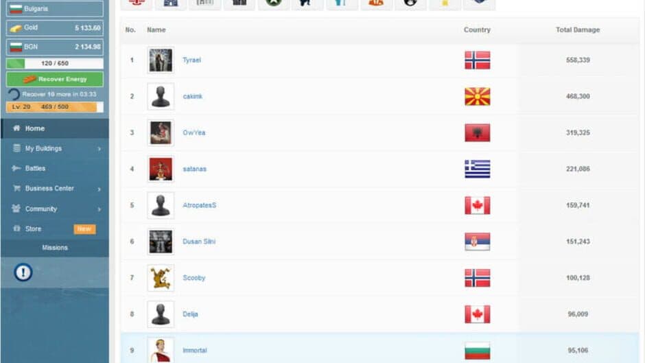 eDominations screenshot