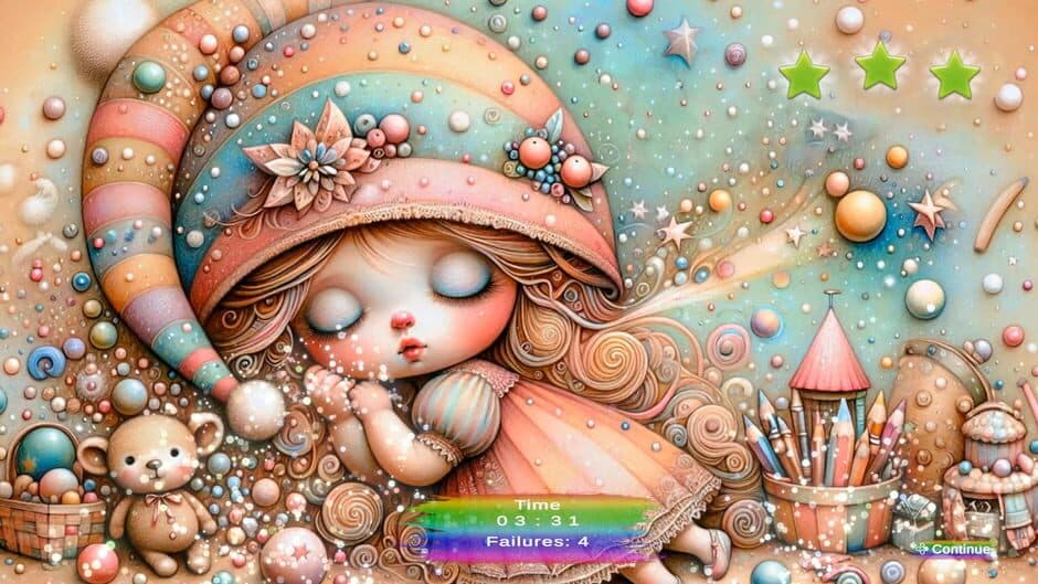 TetroMosaic, Unicorn screenshot