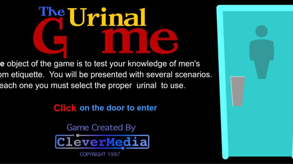 The Urinal Game screenshot