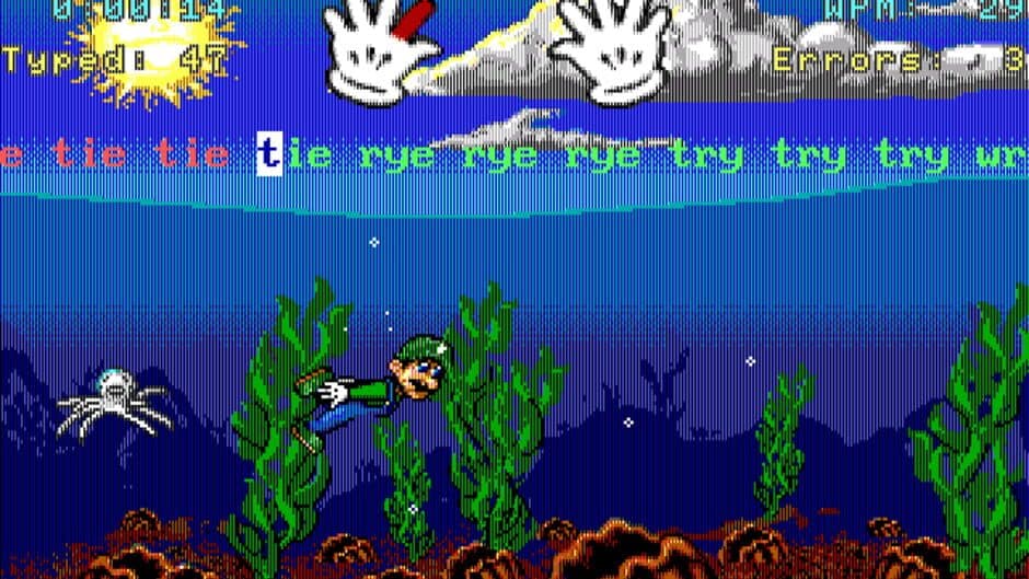 Mario Teaches Typing screenshot