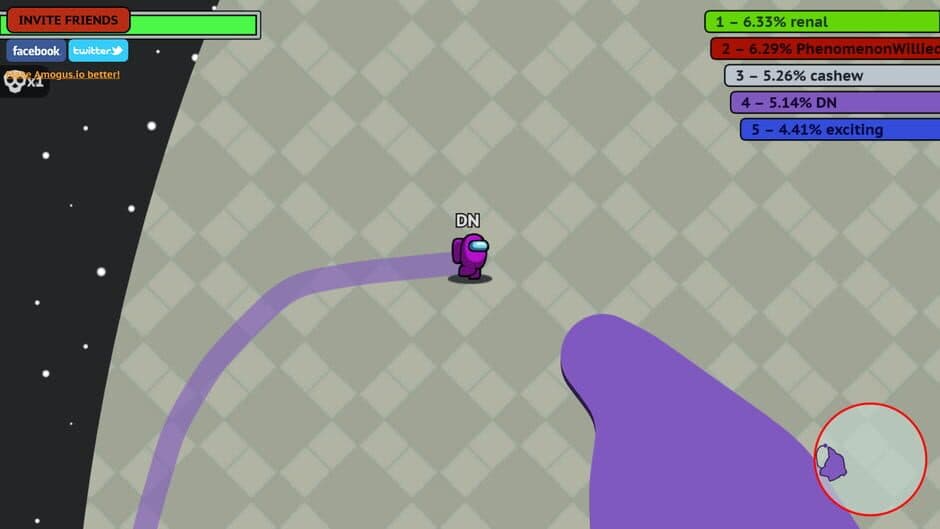 Amogus.io screenshot