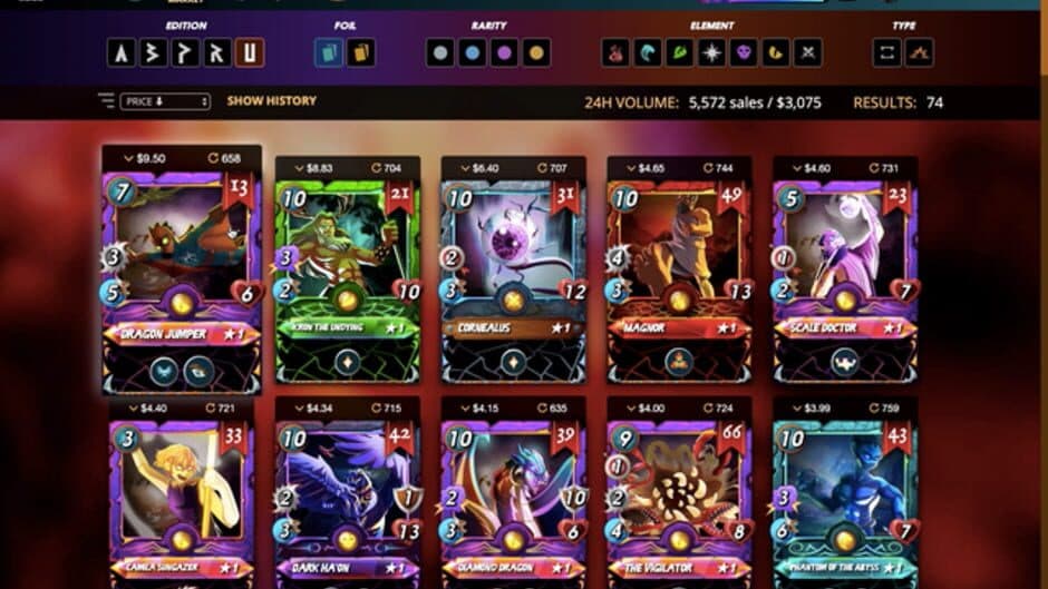 Splinterlands screenshot