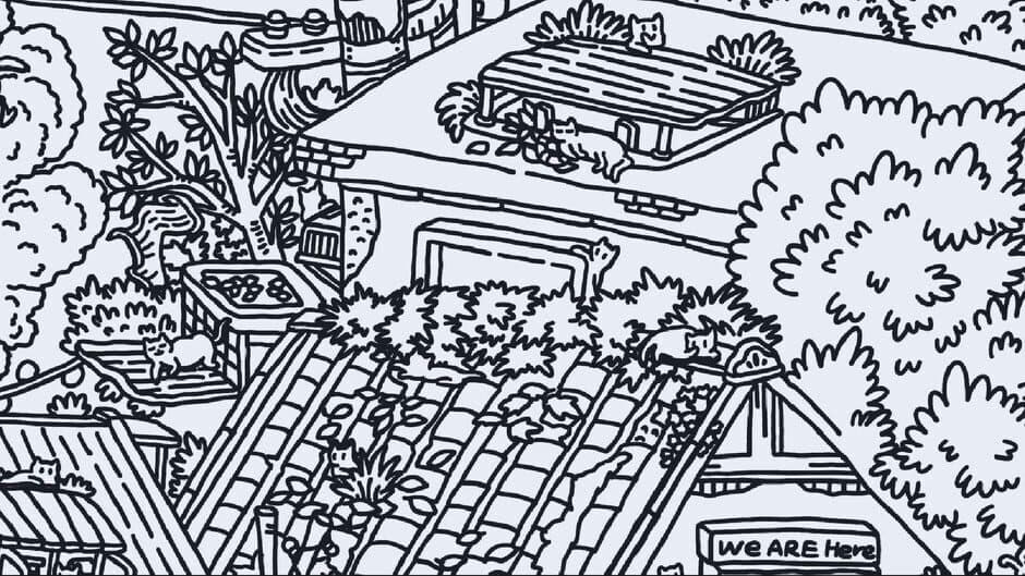 Hidden Cats In Fallen Leaves Town screenshot