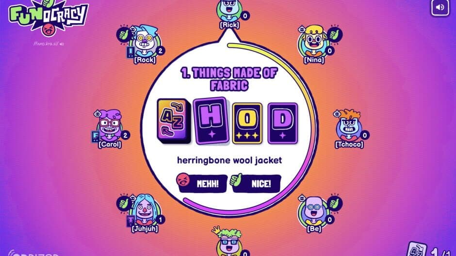 Funocracy screenshot